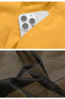 Chaqueta De Senderismo Impermeable Para Hombres Capucha Cremallera Windbreaker Ligera Para Camping Primavera Otoño - details 14