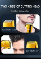Afeitadora Eléctrica Profesional VGR Shaver Para Hombres Reciprocante Portátil Afeitadora De Barba Con Cabeza Flotante Tiempo De Uso 60 Minutos Recarga En 1.5h - details 5
