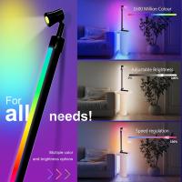 Lámpara De Piso Inteligente RGB LED Con Control De Atardecer Y Sincronización De Música Cambio De Color Luz De Ambiente Para Escritorio Decoración De Navidad - details 4