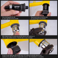 Engranaje Inferior De Bicicleta De Carretera 68mm Agujero Cuadrado Con Tornillos Impermeables Para Bicicletas De Montaña Material De Acero Carbono - details 1