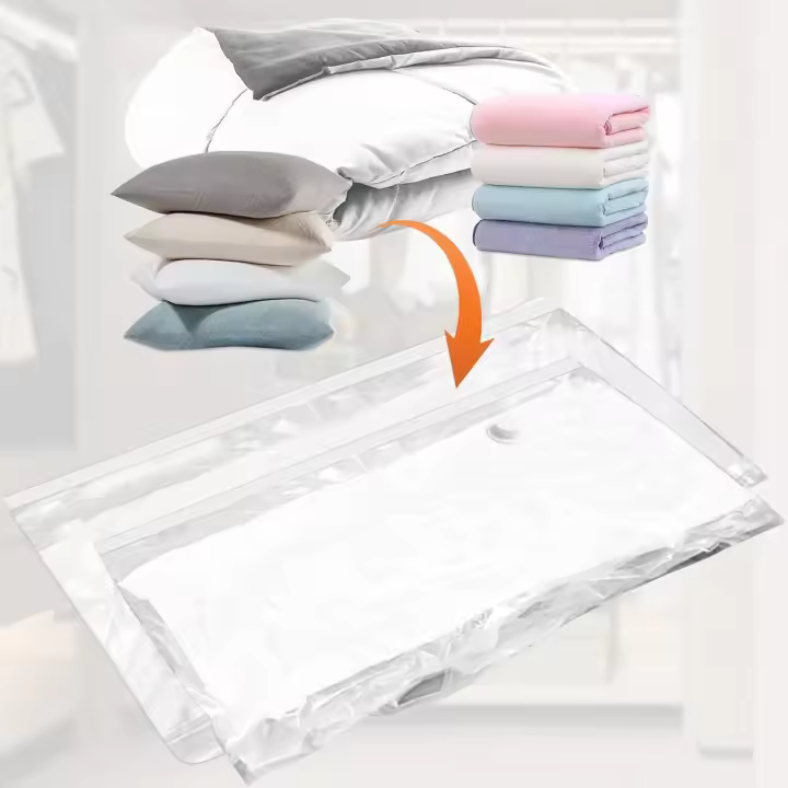130 x 240 cm Bolsas de almacenamiento al vacío para colchones, reutilizables, bolsa de almacenamiento de colchón impermeable, protección de colchón para mudanza, bolsa de almacenamiento aspirable para - 1