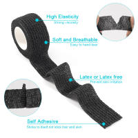 10 Rolls De Cinta Elástica Autoadhesiva Para Deportes Protección De Rodilla Dedos Hombro Accesorios De Tatuaje Marca Elastoplast - details 2