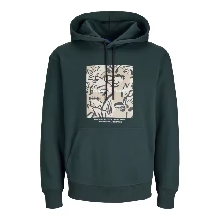 Sudadera Vesterbro Capucha Verde Jack and Jones - 1