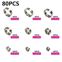 Kit De 80 Piezas De Abrazaderas De Acero Inoxidable 304 Para Tubos De Combustible Y Agua Herramienta De Enchufe Sin Pasos Abrazaderas De Herramienta De Enchufe - details 1