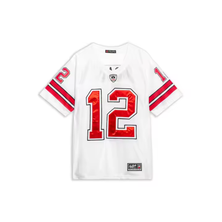 Camiseta Area Zero Blanca Brady 12 Nfl Jersey - 1