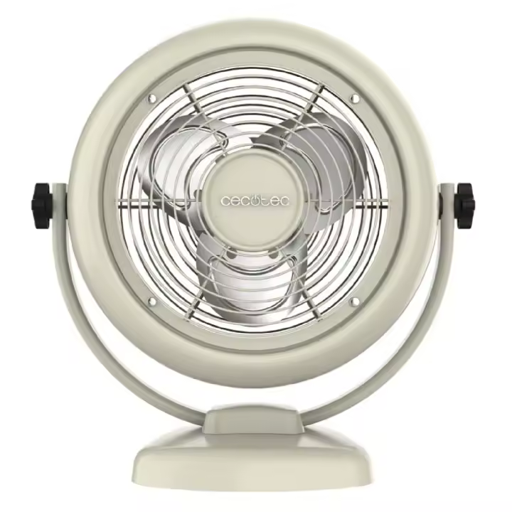 Cecotec Ventilador de sobremesa EnergySilence 800 RetroDesk Beige Cecotec - 1