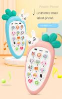 Juguete Educativo Montessori Para Bebés Teléfono De Radish Con Sonido Y Música Juguete De Mordedor Bitable Para Niños Juguetes De Aprendizaje Y Sueño - details 0