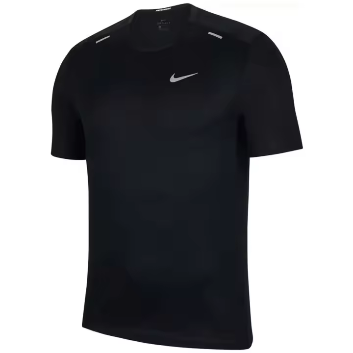 Camiseta de Manga Corta Nike Dri-Fit Rise 365 para hombre en color negro - 1