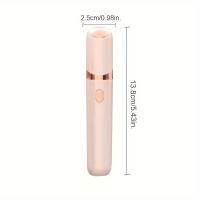 Depiladora y Afeitadora eléctrica 2 en 1 para mujeres Conduroma, depilación facial recargable USB, removedor de pelo portátil con luz LED para cara, piernas, bikini-350mAh batería de litio Gl - details 1