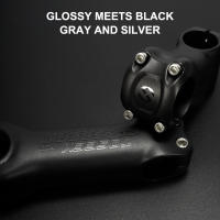 TOSEEK K04 Tornillo De Carbono Para Bicicleta De Montaña 6/17 Grados 31.8mm Handlebar Stems 70/80/90/100/110/120/130mm Negro Mate Piezas De Bicicleta - details 7