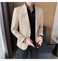 Chaqueta De Traje Para Hombre Estilo Elegante Monabroca Calidad Superior Casual Formal Color Sólido Ajustada 2024 - details 14