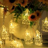 Lámpara De LED Para Ramadan 1pc Transparente Con Botella De Aceite Decoración De Fiesta De Eid Al-Fitr En Exteriores Y Hogar Luz De Cadena Para Celebraciones Islámicas - details 7