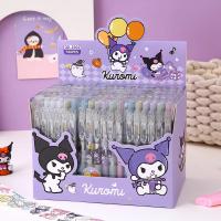 Sanrio 12pcs Bolígrafos Gel De 0.5mm Negro Para Estudiantes Con Diseños Lindos De Kuromi Melody Cinnamoroll Pochacco Suministros Escolares Y De Oficina - details 2