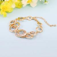 Pulsera Ouran para mujer, cadena de aro, pulsera de plata chapada en oro para niñas - details 0