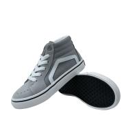 Zapatos altos de lona para niño y niña con cordones y suela de goma ANDY-Z AN2392 gris - details 2