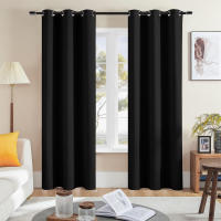 2PCS Cortinas De Isolación Térmica Con Ojales Para Decoración De Hogar Oficina Y Dormitorio Alta Ocultación (70-90%) Material 100% Poliéster - details 7