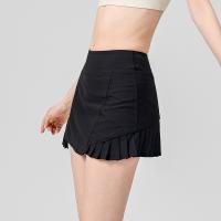 Shorts De Running Para Mujer 2 En 1Falda Alta Cintura Fitness Deporte Skirt Yoga Tenis Golf Gimnasio Correr Shorts Terciopelo - details 4