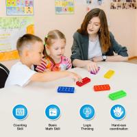 Juego De Matemáticas Con Marco De Diez Para Niños Juguetes Educativos De Silicona Para Preescolar Y Primaria En Clase - details 5