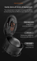 Bolsa De Motocicleta En Fibra De Carbono Negro 35L EVA Bolsa De Espalda Para Bicicleta Eléctrica Bolsa De Casco Viaje Fanny Pack Hip Bag - details 2