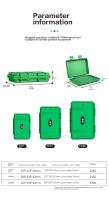 Caja De Almacenamiento Para Pequeños Instrumentos Precisos BaoLian Impermeable Y Con Protección Seguridad Caja De Herramientas Pequeña - details 13