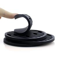 Alfombrillas De Silicona Redondas 10cm Resistentes Al Calor Para Tazas Y Vajilla Tapete Para Bebidas Moderno Decorativo - details 2