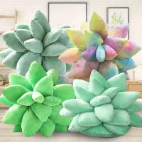 Almohada De Suculento De 25 Cm De Tamaño Plush Creativa Rellena Para Decoración De Hogar Regalos De Cumpleaños Para Niños Regalo De Navidad - details 0