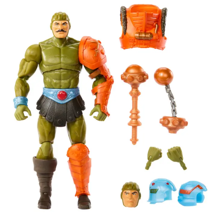 Figura Man-At-Arms New Eternia Masters of the Universe 17cmFigura  Coleccionable - Idea de Regalo- Mercancia Oficial - Juguetes para Niños y Adultos - Movies Fans - Muñeco para Coleccionistas y Exposición - 1