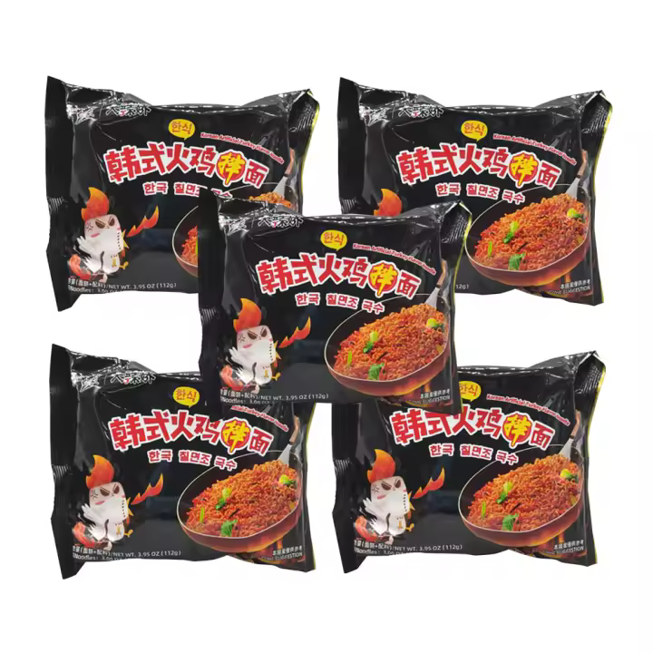 (BAIXIANG) PACK NOODLES INSTANTANEO SABOR POLLO PICANTE - 1