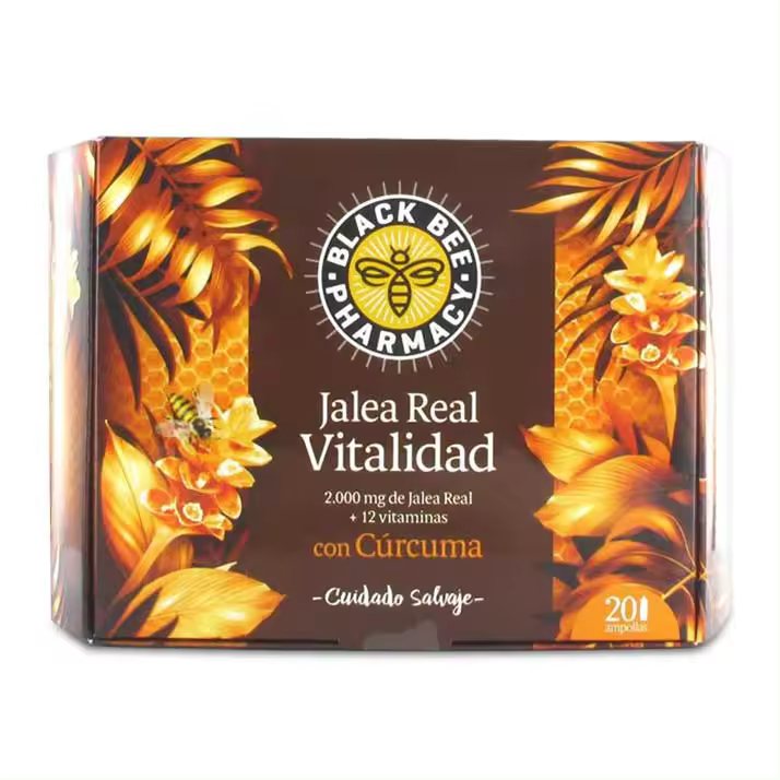 Black Bee Jalea Real Vitalidad Curcuma 20 Viales - 1