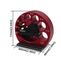 Juego De Herramienta Para Hacer Pernos Ajustable De 8 Agujeros 8mm-20mm O Cuchillas De Carburo Para Trabajar Madera Herramienta Auxiliar De Banda Eléctrica Y Millado - details 2