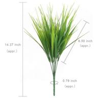 5PCS Plantas Artificiales De Pinos Verdes Y Hierba Falsa Hojas Y Flores Para Decoración De Hogar Y Bodas Arreglo De Flores De Plástico - details 2