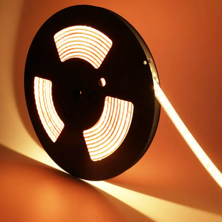 ALPINALUZ Tira LED 220V - 75W (15W/m) - 12mm - 120 LEDs SMD2835/m - Silicona IP67 - Corte cada 10cm - 5m - 115lm/W - 2700K - 1