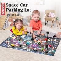 Mesa De Juego Ciudadana 83x57cm Con Señales De Tráfico Mapa De Estacionamiento Dinosaurio Fermero Juguete Educativo Para Niños Sin Batería Material ABS - details 14