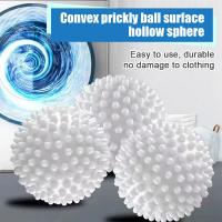 Juego De 4 Pelotas De Secado Reutilizables Para Lavandería PVC Bola De Suavizado De Tela Para Máquina De Secado Herramienta De Limpieza Doméstica - details 1
