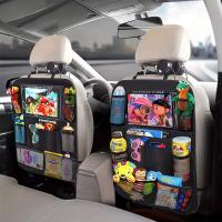 Organizador De Coche Con Pantalla Táctil Soporte Para Tableta Accesorios De Interior Para Automóvil Cubiertas De Bolsillos Y Protección De Asiento - details 0