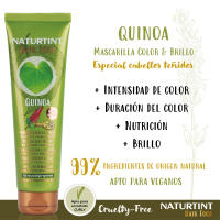 Naturtint Hair Food Mascarilla Quinoa + Extra Mascarilla 30ml, Prolonga la Intensidad, Brillo y Duración, +20% la Fijación del Color, Especial Cabello Teñido, 99% de Ingredientes Naturales, Apta Método Curly, 150ml - details 0
