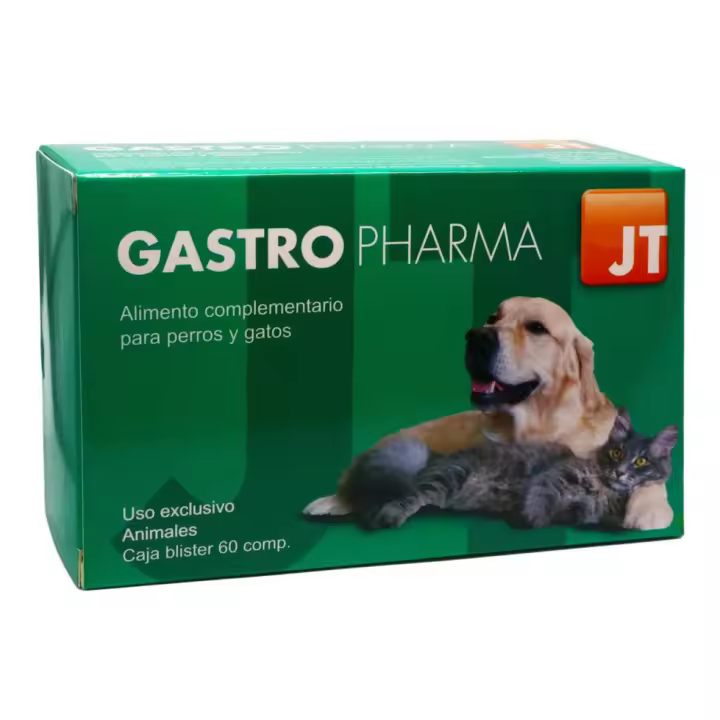 JT Pharma Gastro Pharma Comprimidos para Perros y Gatos  Protección Estomacal para Perros y Gatos - 1