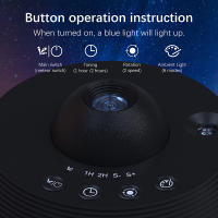 Proyector De Luz Galaxia Estelar 4K Ultra HD 13 Piezas Luz Atmosfera Dormitorio Regalo LED Dinámico Para Ambiente - details 1