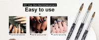 Cepillo De Uñas De Acrílico Shine Chance Puro Kolinsky Oval Para Extensión De Uñas Profesional Material De Cerdas De Kolinsky Origen China - details 5