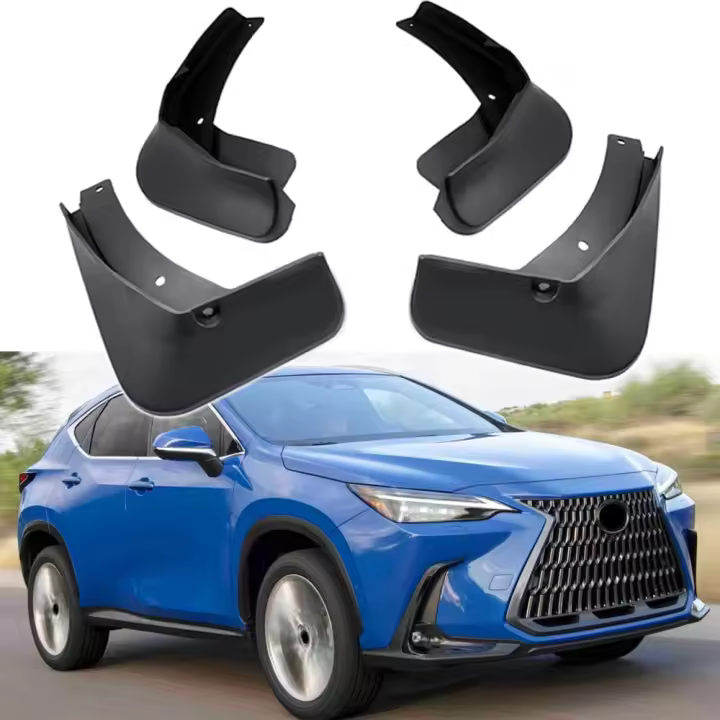 Guardabarros De Coche De 4 Piezas Para 2022 2023 2024 2025 Lexus NX 250, NX 350, NX 350H, NX 450h + Guardabarros Delantero Trasero A Prueba De Polvo Resistant In Los Arañazos No Requiere Perforación Accesorios para Auto - 1