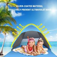 Tienda de campaña emergente, tienda de Playa portátil, tienda de campaña para Exterior plegable, resistente a Los Rayos UV, Ligera, impermeable, se puede utilizar Como Sombrilla para el hogar y El Jardín de los niños, La Playa. - details 1