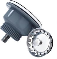 Colección de fregadero, cesta para fregadero de cocina de Maple inoxidable y PVC, Tapon colador, Desagüe 84mm G1 ½" - details 0