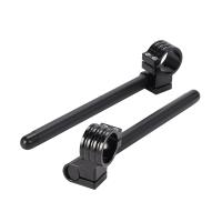 Manillar De Manillar Ajustable Universal Para Motocicletas De Carreras CNC Clip on Para Cafe Racers Barra De Manillar - details 3