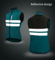Chaleco Ciclismo Para Hombre WOSAWE Vestido Sin Mangas Ligero Y Windproof Para Deportes Al Aire Libre MTB Vestido Contra El Viento - details 3