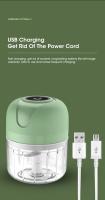 Molinillo Eléctrico Portátil Multiusos Para Ajo Y Vegetales Corte De Carne Mini Usb Recargable Acero Inoxidable Ecológico - details 10