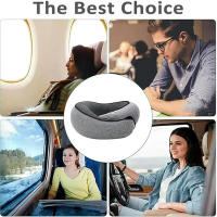 Almohada De Memoria Para El Cuello U-Tipo Viaje Portátil Descanso Del Mediodía Aéreo Oficina Almohada De Cervical Vertebra Para Sueño En Aviones - details 4