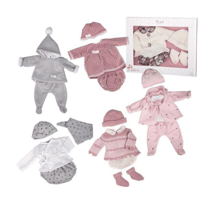 Ropa Reborn 45CM Modelos Surtidos MUÑECAS Arias - 1 unidad de manera aleatoria (Muñecas Arias 6037)