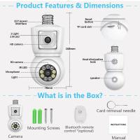 Cámara IP DIDSeth 6MP E27 Con Lente Dual Visión Nocturna En Color Audio Bidireccional Control Remoto Bluetooth Resistente Al Agua Para Seguridad Doméstica Y Exterior - details 1