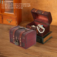 Caja De Tesoro Grande De Madera Vintage Con Cerradura Codificada Para Boda Caja De Almacenamiento Para Joyería De Escritorio - details 12