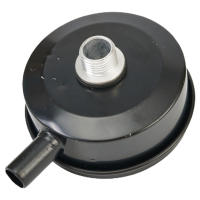 Accesorios Para Bomba De Filtro Pieza De Repuesto Para Compresor De Aire Silenciador Metálico Negro 20mm Set Práctico - details 11
